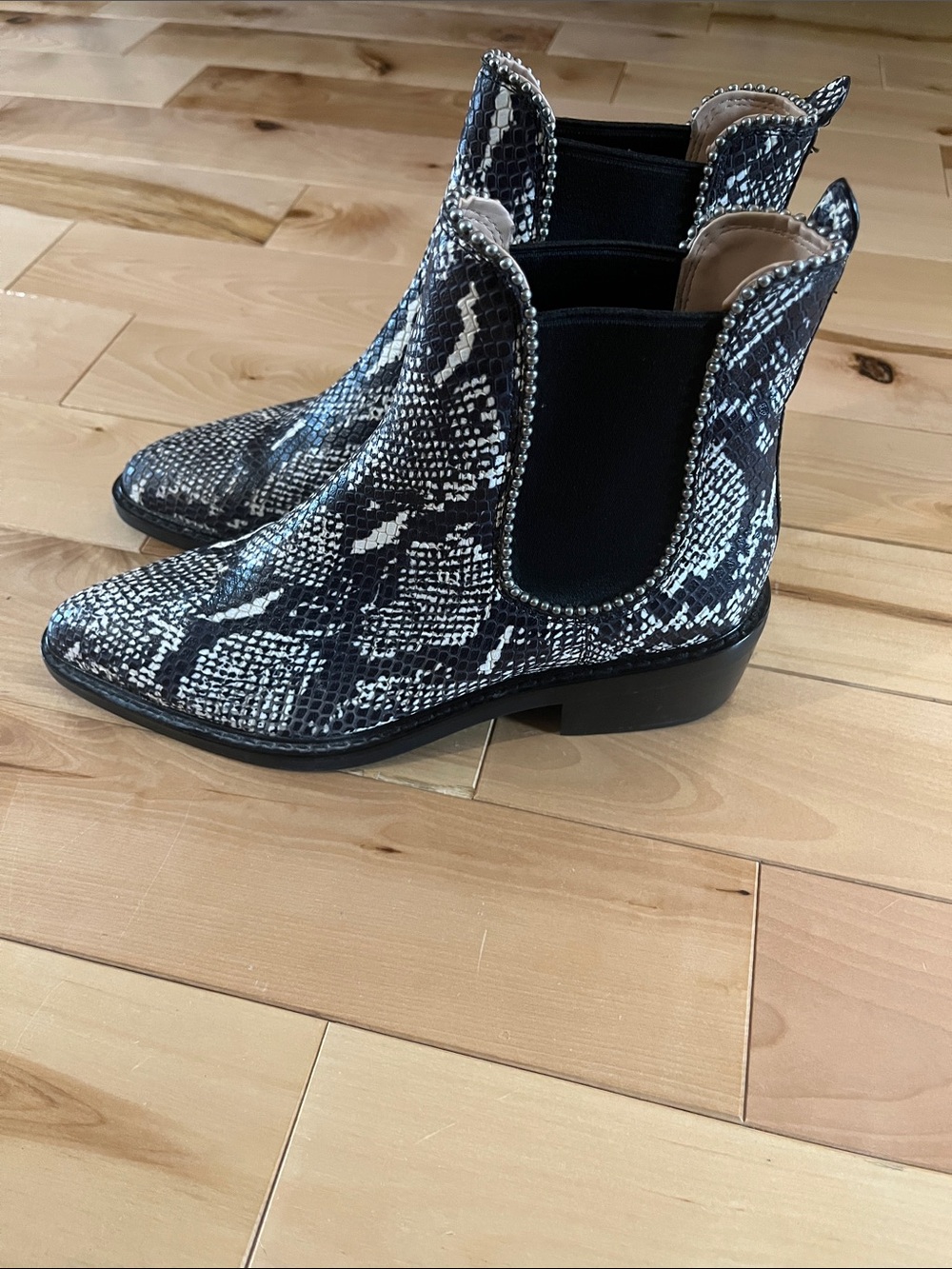 COACH Bowery Bootie In Snakeskin - Picture 2 of 4